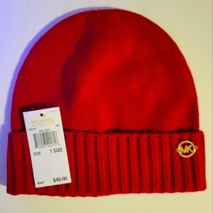 NWT Michael Kors Red Hat